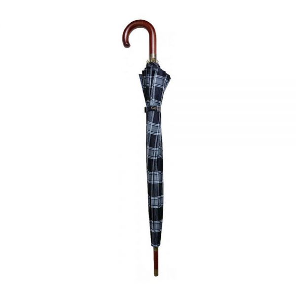 Long Manual Umbrella Guy Laroche Checked Black