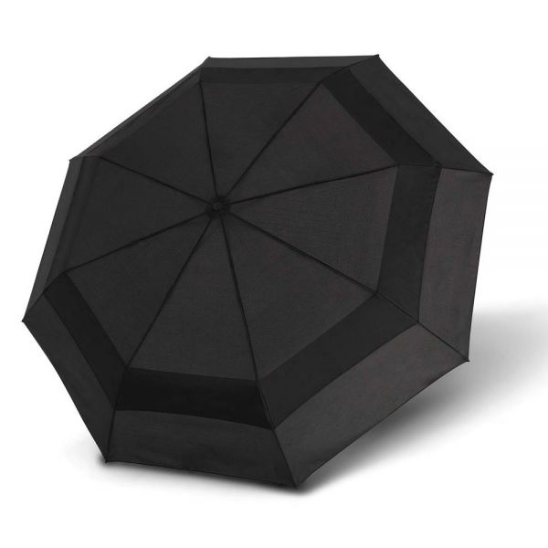 Automatic Open - Close Folding Escort Umbrella Knirps A.405 Vented Black