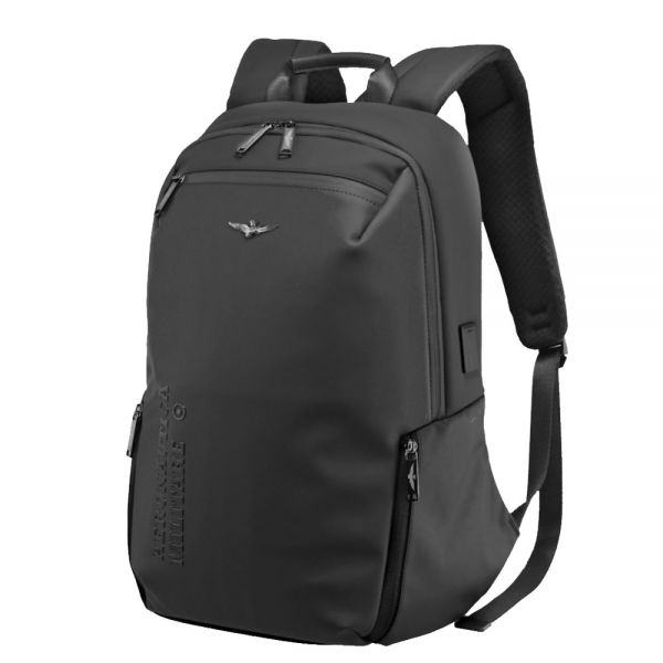 Men's Backpack Aeronautica Militare Helix Black