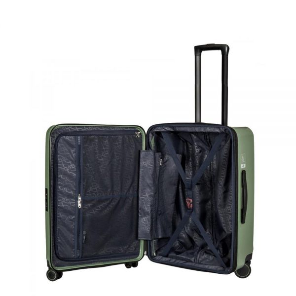 Small Hard Expandable Luggage 4 Wheels  Verage Freeland Green VG20062-19