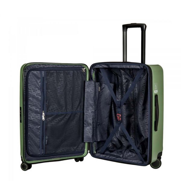 Medium Hard Expandable Luggage 4 Wheels  Verage Freelander Green VG20062-24