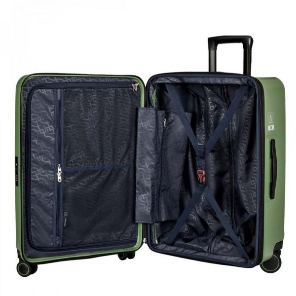 Large Hard Expandable Luggage 4 Wheels  Verage Freeland Green VG20062-29