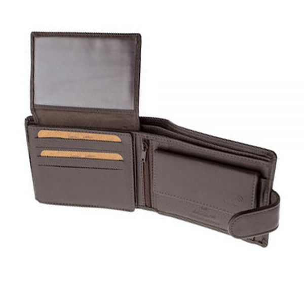Men's Leather Horizontal  Wallet  LaVor 1-3653 Brown
