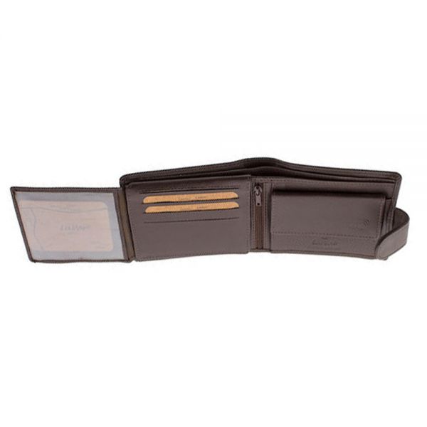 Men's Leather Horizontal  Wallet  LaVor 1-3653 Brown