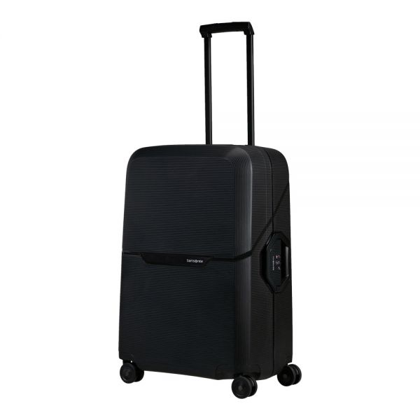 Medium Hard Luggage 4 Wheels Samsonite Magnum Eco Spinner 69/25 Graphite