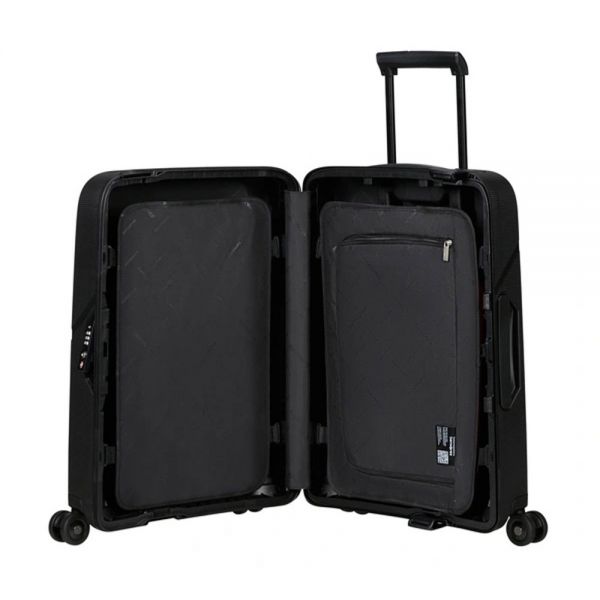 Medium Hard Luggage 4 Wheels Samsonite Magnum Eco Spinner 69/25 Graphite