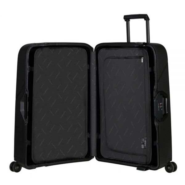 Extra Large Hard Luggage 4 Wheels Samsonite Magnum Eco Spinner 81 Graphite