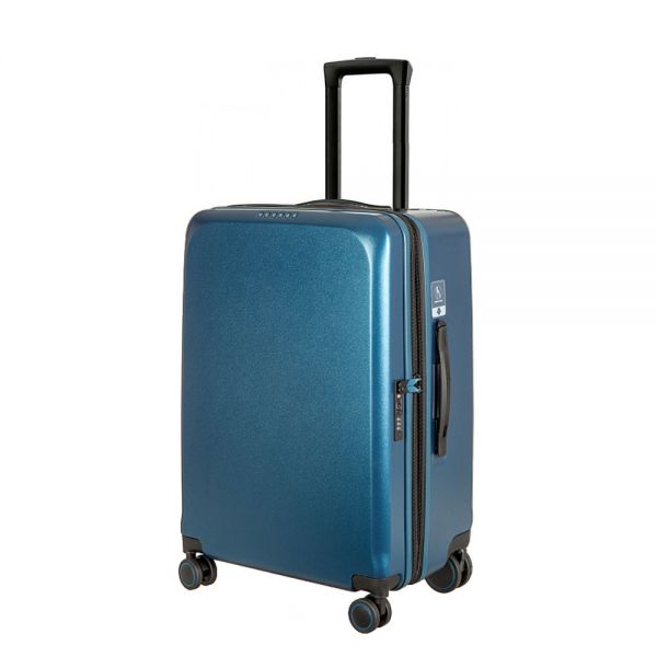 Medium Hard Expandable Luggage 4 Wheels  Verage Freelander Blue VG20062-24