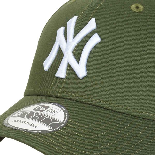 Καπέλο τζόκεϊ πράσινο New York Yankees New Era 9Forty League Essential Cap Green / White