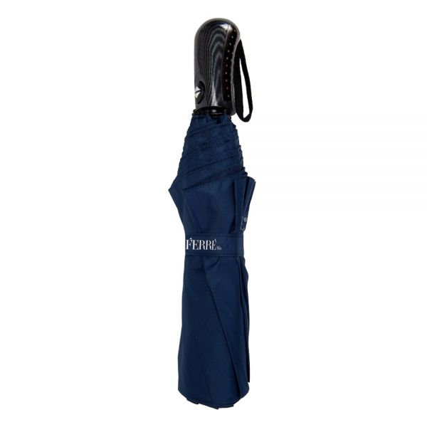 Automatic Open- Close Escort Folding Umbrella Ferré‎ Blue