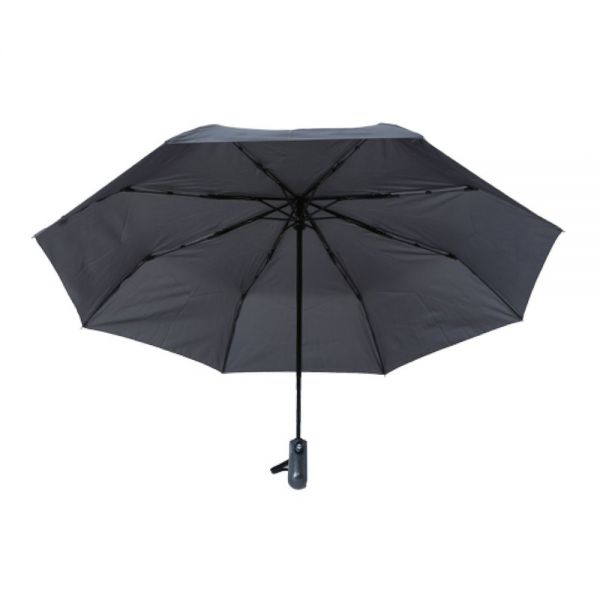 Ομπρέλα συνοδείας σπαστή γκρι αυτόματο άνοιγμα - κλείσιμο Ferré‎ Big Folding Umbrella Grey