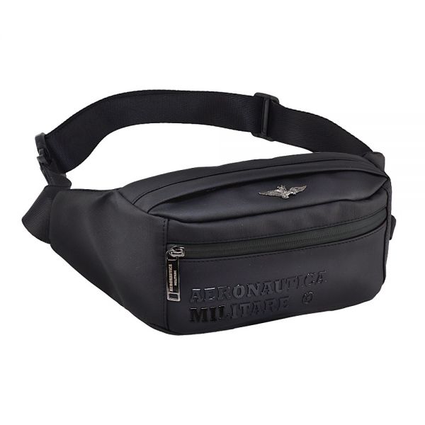 Waist Bag Aeronautica Militare Helix Black