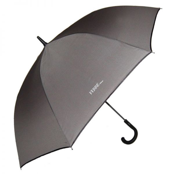 Ομπρέλα  μεγάλη συνοδείας αυτόματη γκρι Ferré‎ Automatic Stick Umbrella