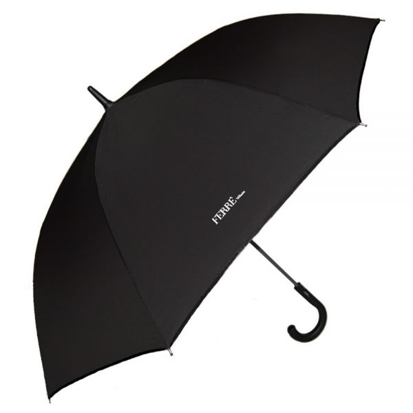 Long Automatic Escort Umbrella Ferré‎ Black