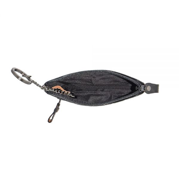 Leather Key Holder Marta Ponti Tagus Black