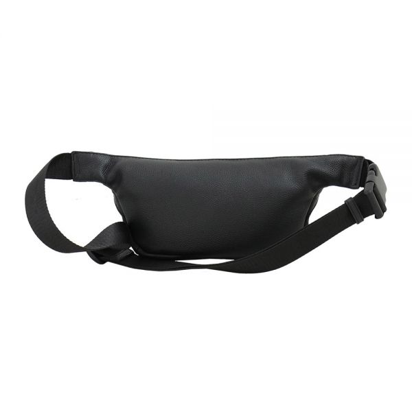 Leather Waist Bag Marta Ponti Paris Black