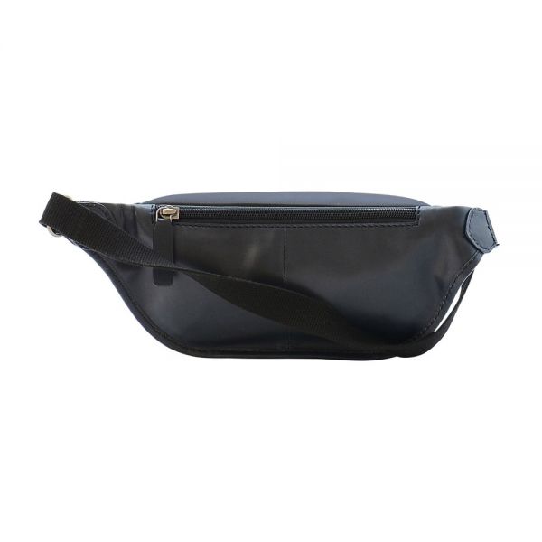 Τσαντάκι μέσης δερμάτινο μπλε Dakar Spray Leather  Waist Bag Blue