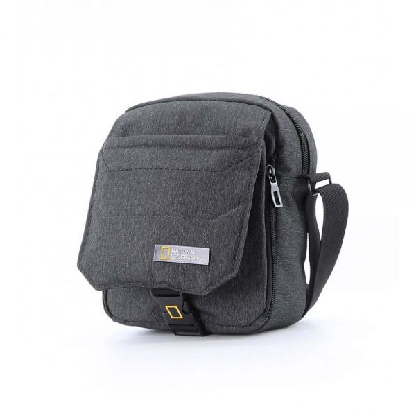 Τσαντάκι ώμου ανδρικό γκρι National Geographic Pro Utility Bag N00703125 Grey