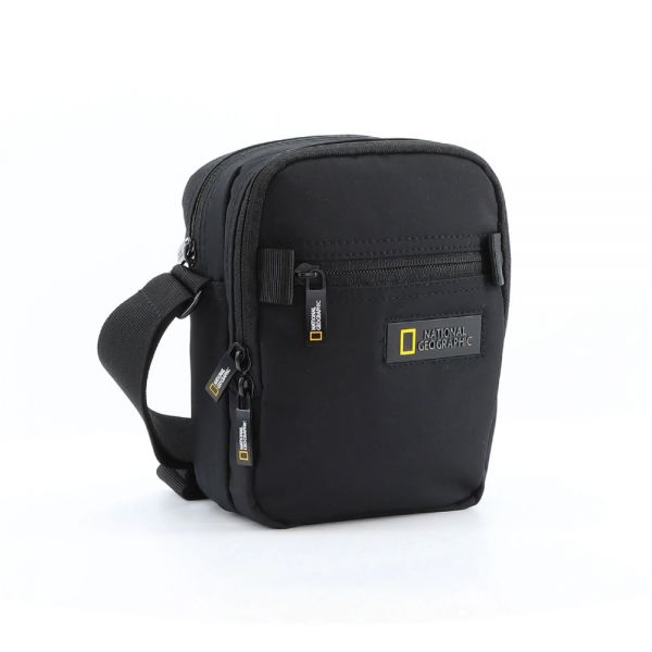 Τσαντάκι ώμου ανδρικό μαύρο National Geographic Mutation Utility Bag N18382-06 Black