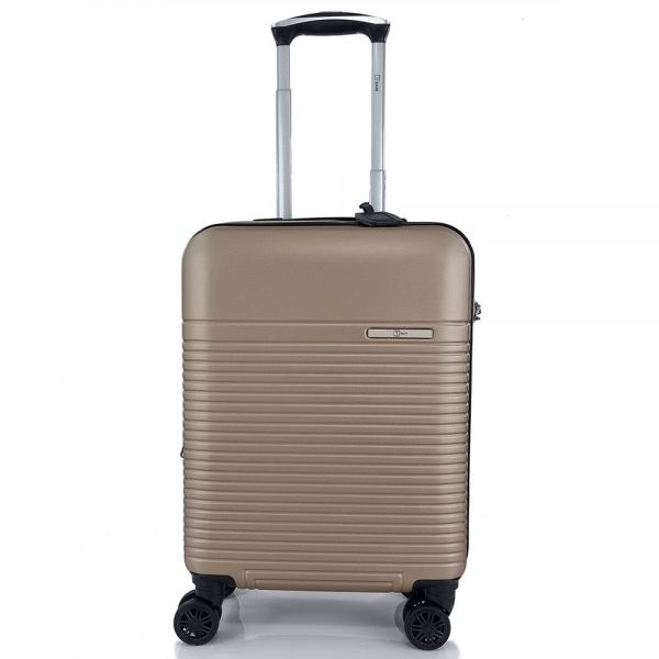 Cabin Hard Expandable Luggage 4 Wheels Rain RB9089 55 cm Gold