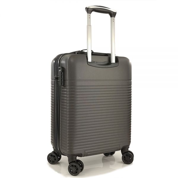 Cabin Hard Expandable Luggage 4 Wheels Rain RB9089 55 cm Grey