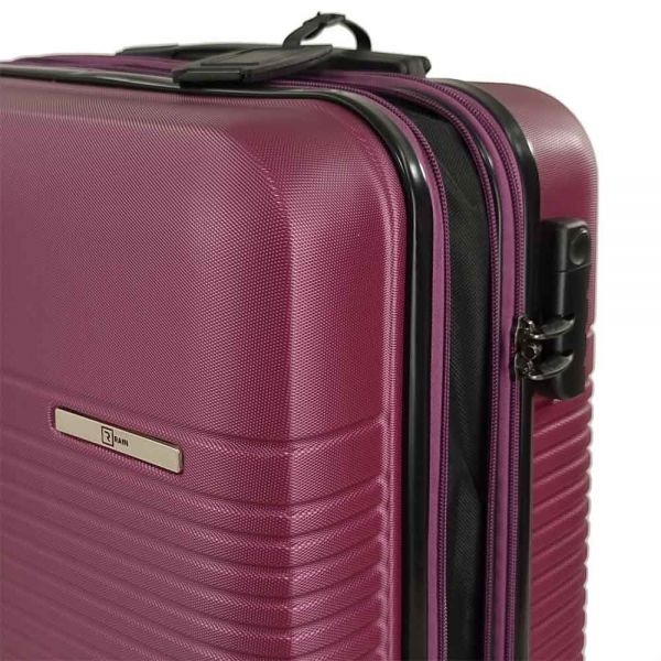 Cabin Hard Expandable Luggage 4 Wheels Rain RB8089 55 cm Purple