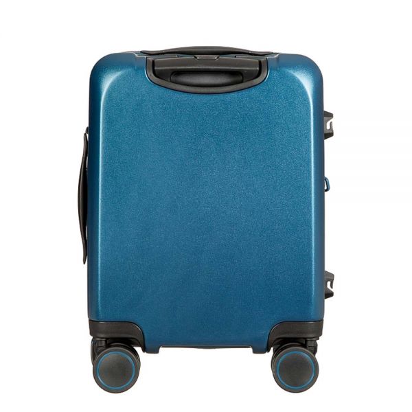 Small Hard Expandable Luggage 4 Wheels  Verage Freeland Blue VG20062-19