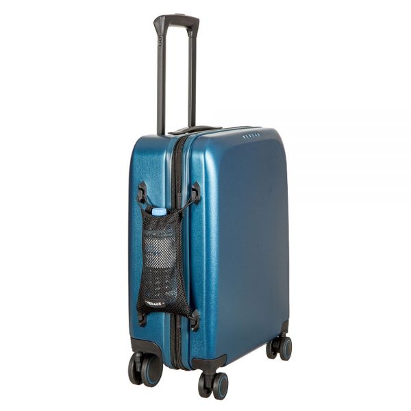 Small Hard Expandable Luggage 4 Wheels  Verage Freeland Blue VG20062-19