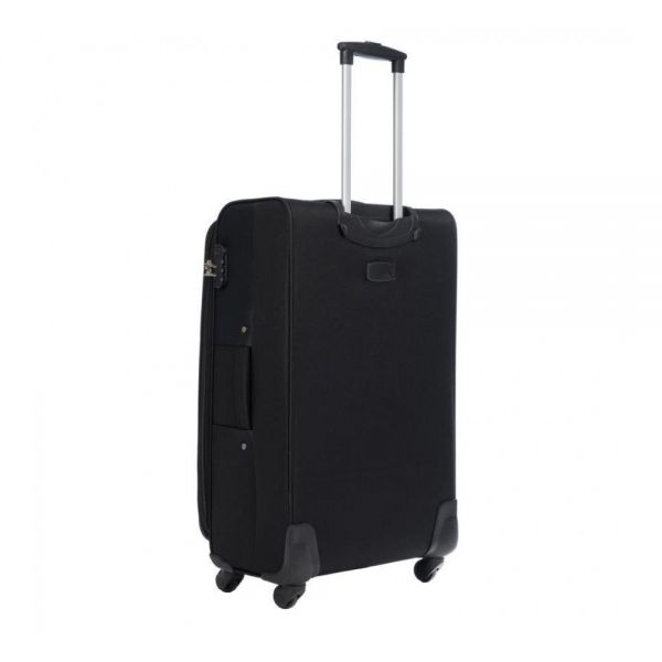 Large Soft Luggage 4 Wheels Diplomat Rome L Black