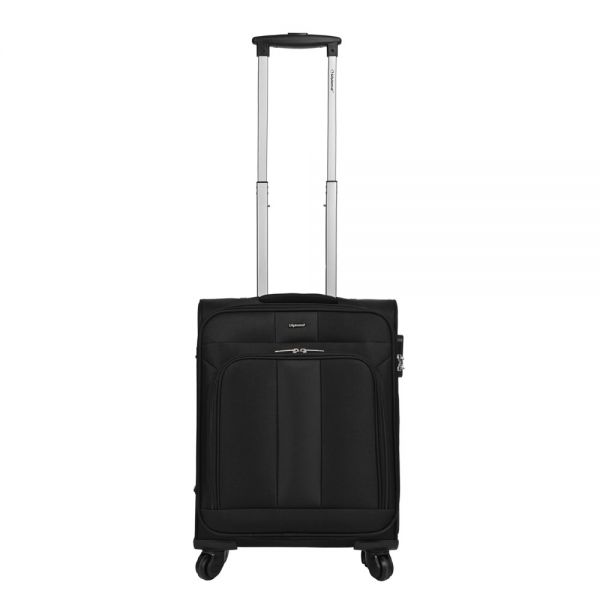 Cabin Soft Luggage 4 Wheels Diplomat Rome S Black