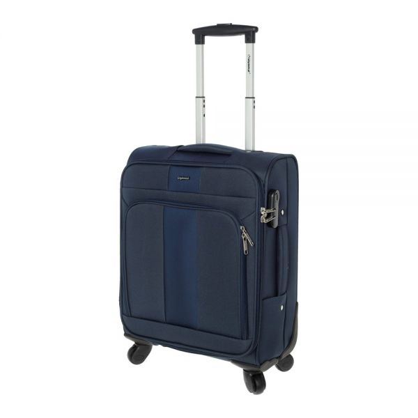 Cabin Soft Luggage 4 Wheels Diplomat Rome S Blue