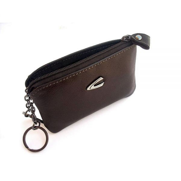 Leather Key Holder Camel Active Vegas  Brown