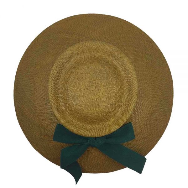 Καπέλο γυναικείο ψάθινο καλοκαιρινό πράσινο Panama