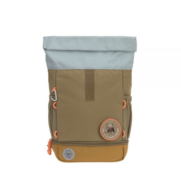 Σακίδιο πλάτης παιδικό χακί Lässig Mini Rolltop Nature Backpack Khaki