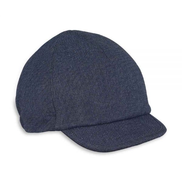 Summer New Born Baseball Cap With UV Protection Sterntaler Denim Blue