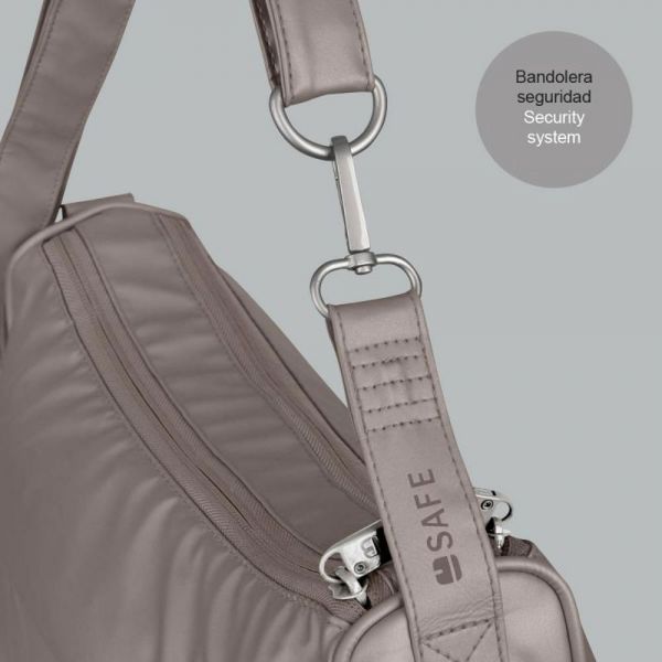 Τσάντα ώμου γυναικεία μπεζ Gabol Lexa Shoulder Bag