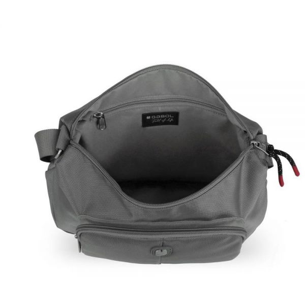 Τσάντα ώμου γυναικεία γκρι Gabol Central Shoulder Bag Grey