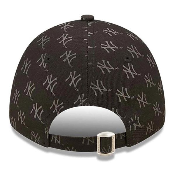 Καπέλο τζόκεϊ μαύρο New York Yankees New Era Women's Monogram 9Forty Cap Black