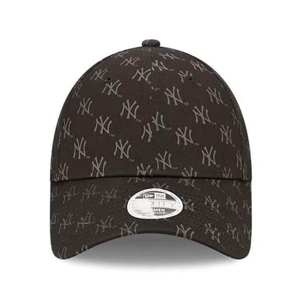 Καπέλο τζόκεϊ μαύρο New York Yankees New Era Women's Monogram 9Forty Cap Black