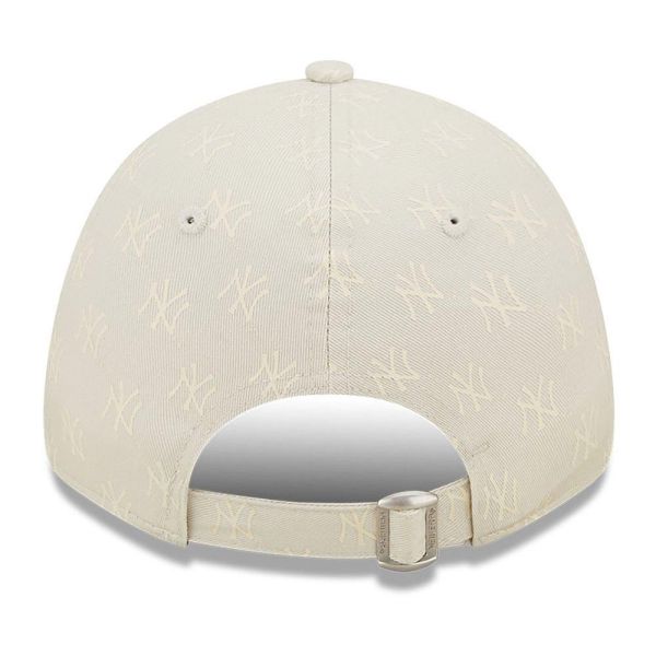 Καπέλο τζόκεϊ ανοιχτό γκρι New York Yankees New Era Women's Monogram 9Forty Cap Light Grey