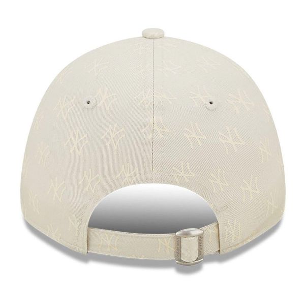 Summer Cap New York Yankees New Era Women's Monogram 9Forty Light Grey