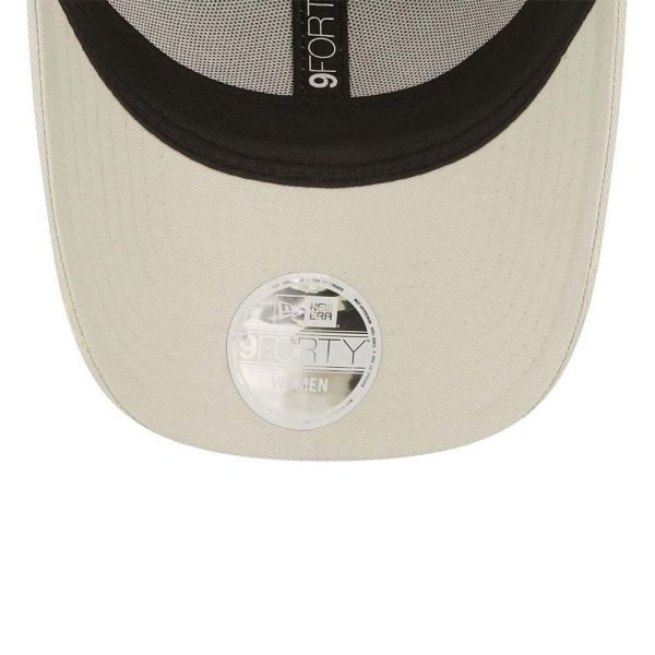 Καπέλο τζόκεϊ ανοιχτό γκρι New York Yankees New Era Women's Monogram 9Forty Cap Light Grey