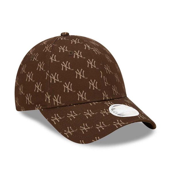 Καπέλο τζόκεϊ καφέ New York Yankees New Era Women's Monogram 9Forty Cap Brown