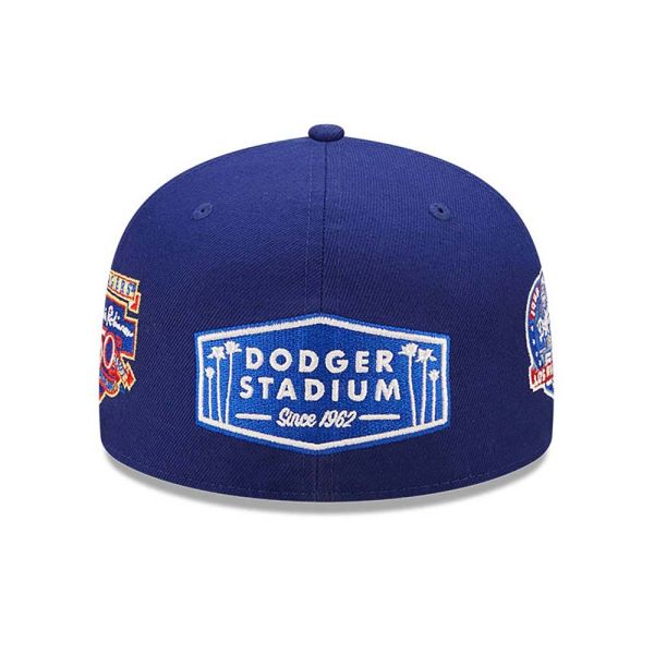 Καπέλο τζόκεϊ μπλε Los Angeles Dodgers New Era 59Fifty Cooperstown Multi Patch Fitted Cap Blue