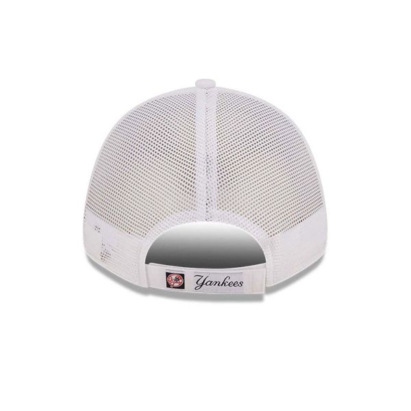 Καπέλο τζόκεϊ λευκό  New York Yankees New Era 9FORTY Home Field  A-Frame Trucker Cap White