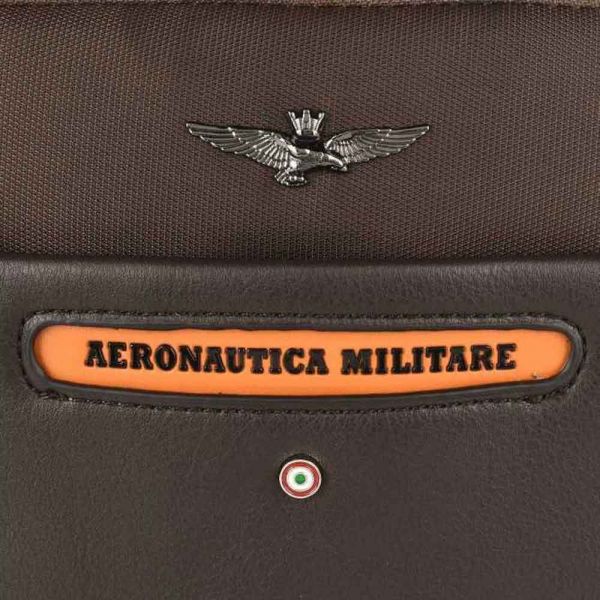 Τσαντάκι ώμου ανδρικό καφέ Aeronautica Militare Sky Shoulder Bag Brown