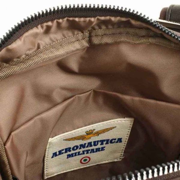 Τσαντάκι ώμου ανδρικό καφέ Aeronautica Militare Sky Shoulder Bag Brown