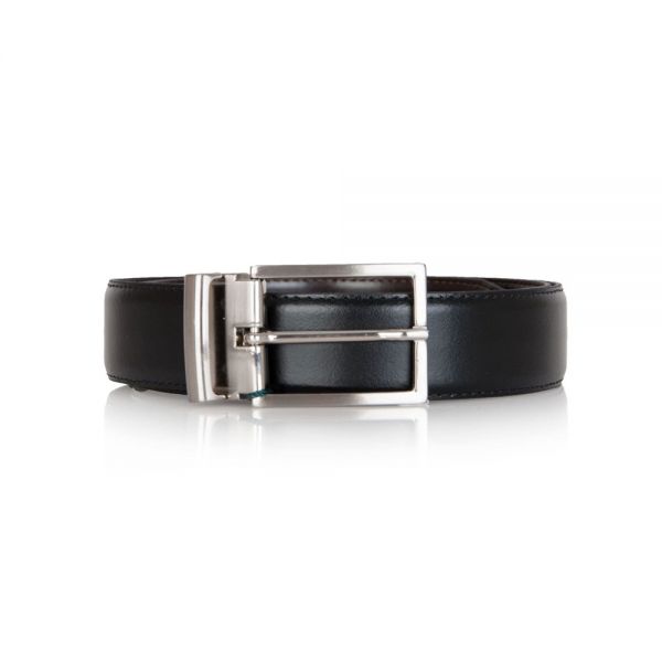 Men's Leather Belt Beverly Hills Polo Club Black BH-08/35BC