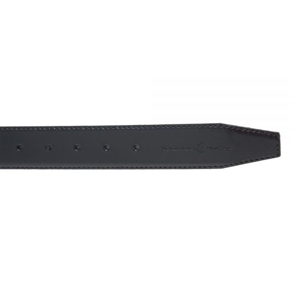Men's Leather Belt Beverly Hills Polo Club Black BH-08/35BC