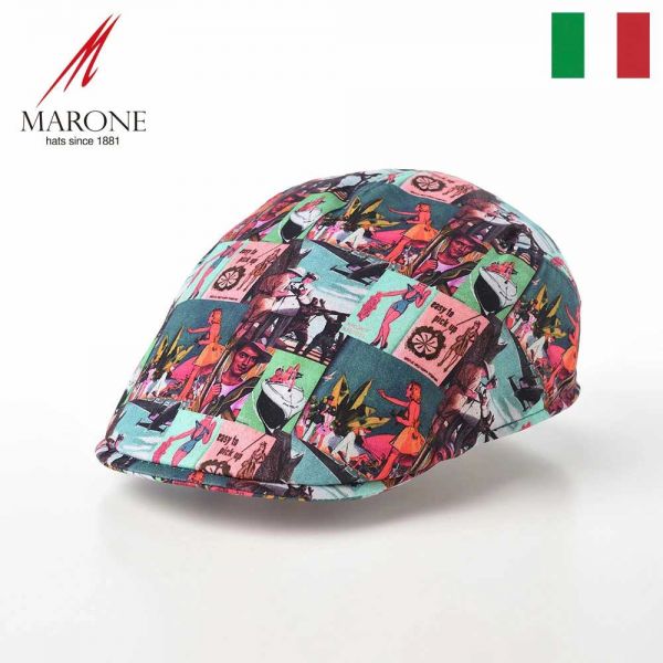 Men's Summer Cotton Ivy Cap Marone Patchwork